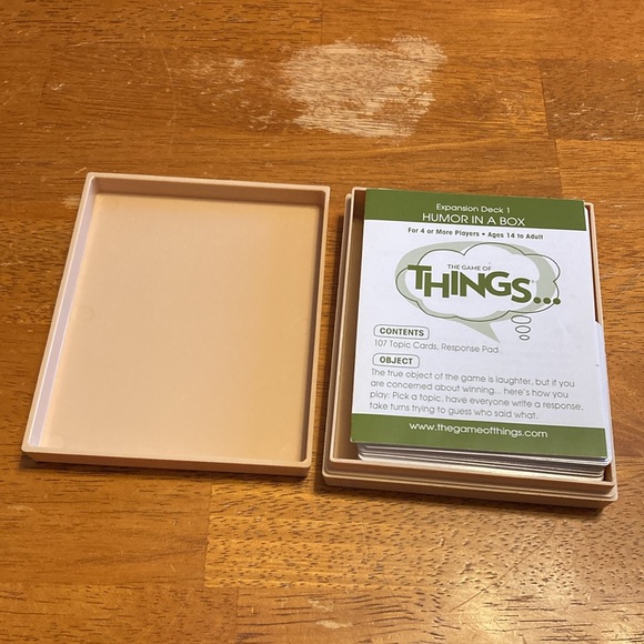 The Game of Things Expansion Pack Card Game Excellent Condition Christmas Gift - Picture 3 of 5